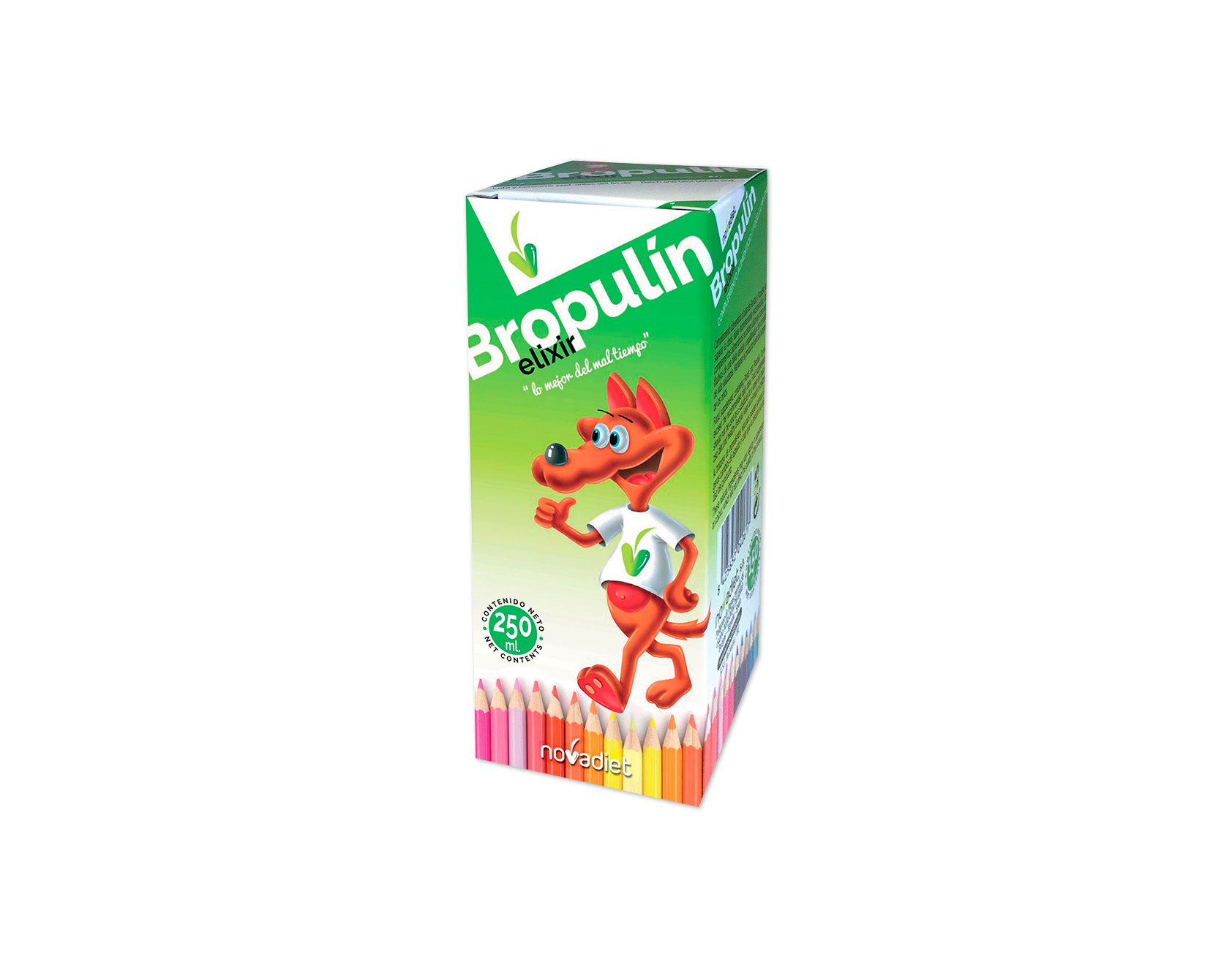 Imagen del producto Bropulin Elixir 250 ml de Laboratorios Novadiet ( NOVASISTBROP )