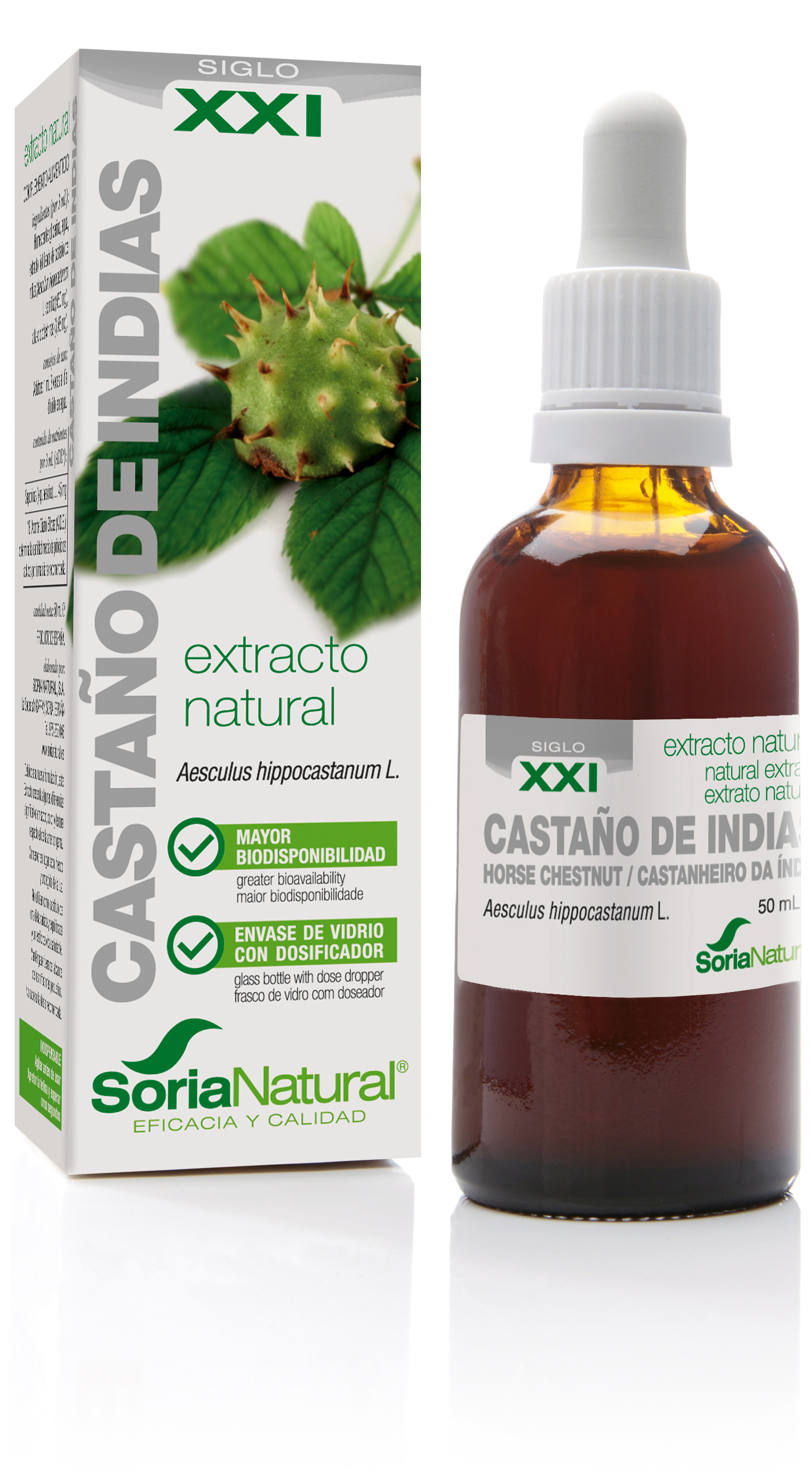 Imagen del producto Extracto de CastaÃ±o de Indias de Laboratorios Soria Natural ( SORICIRCEXTR )