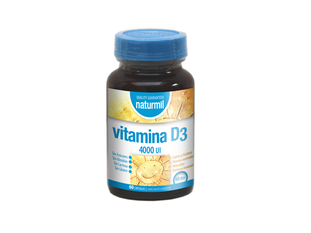 Imagen del producto Vitamina D3 4000 Ui de Laboratorios Naturmil ( NATUVITAVITA ) Imagen del producto Vitamina D3 4000 Ui de Laboratorios Naturmil ( NATUVITAVITA )