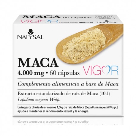 Imagen del producto Maca Vigor de Laboratorios Natysal ( NATYENERMACA ) Imagen del producto Maca Vigor de Laboratorios Natysal ( NATYENERMACA )