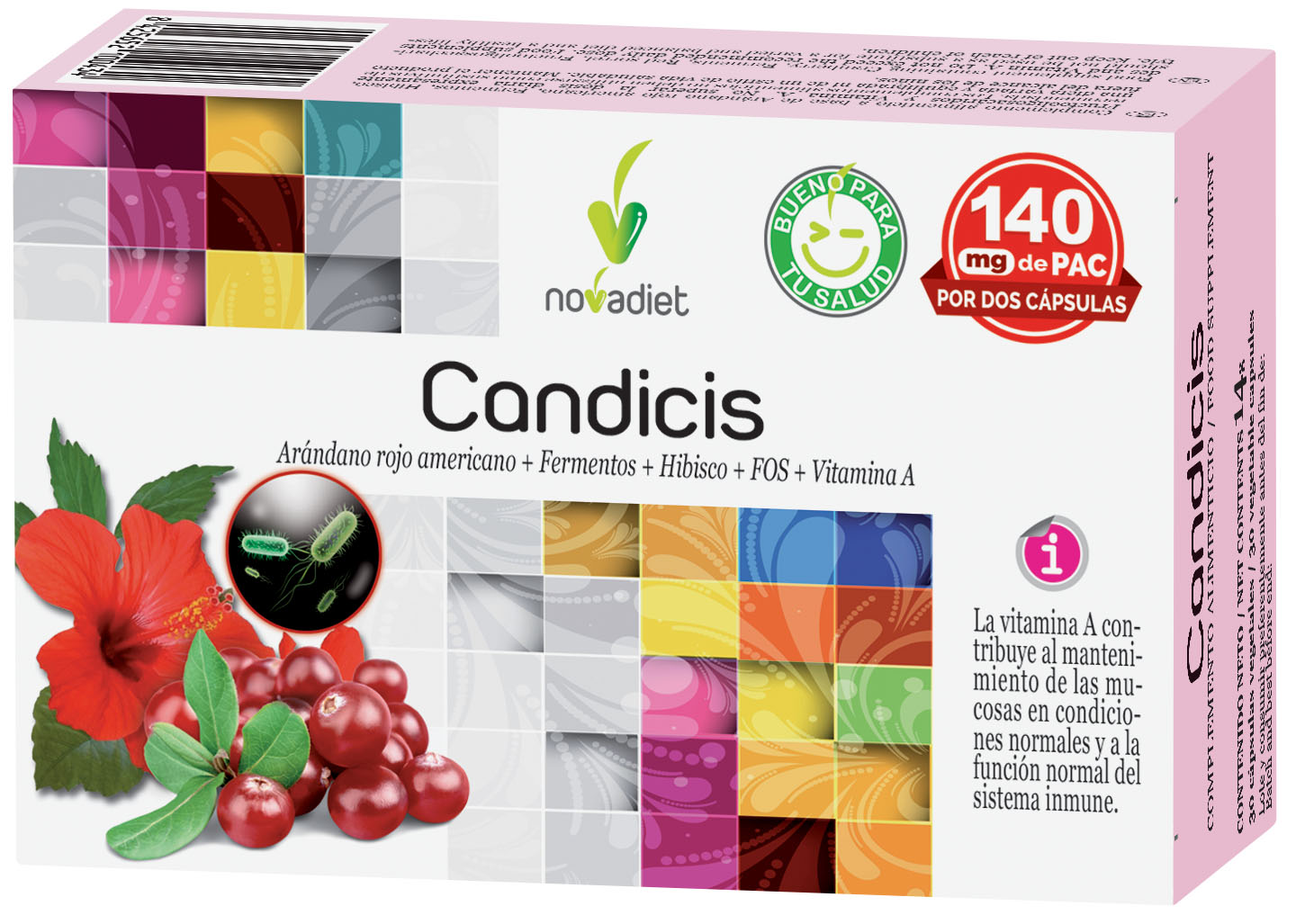 Imagen del producto Candicis de Laboratorios Novadiet ( NOVASISTCAND ) Imagen del producto Candicis de Laboratorios Novadiet ( NOVASISTCAND )