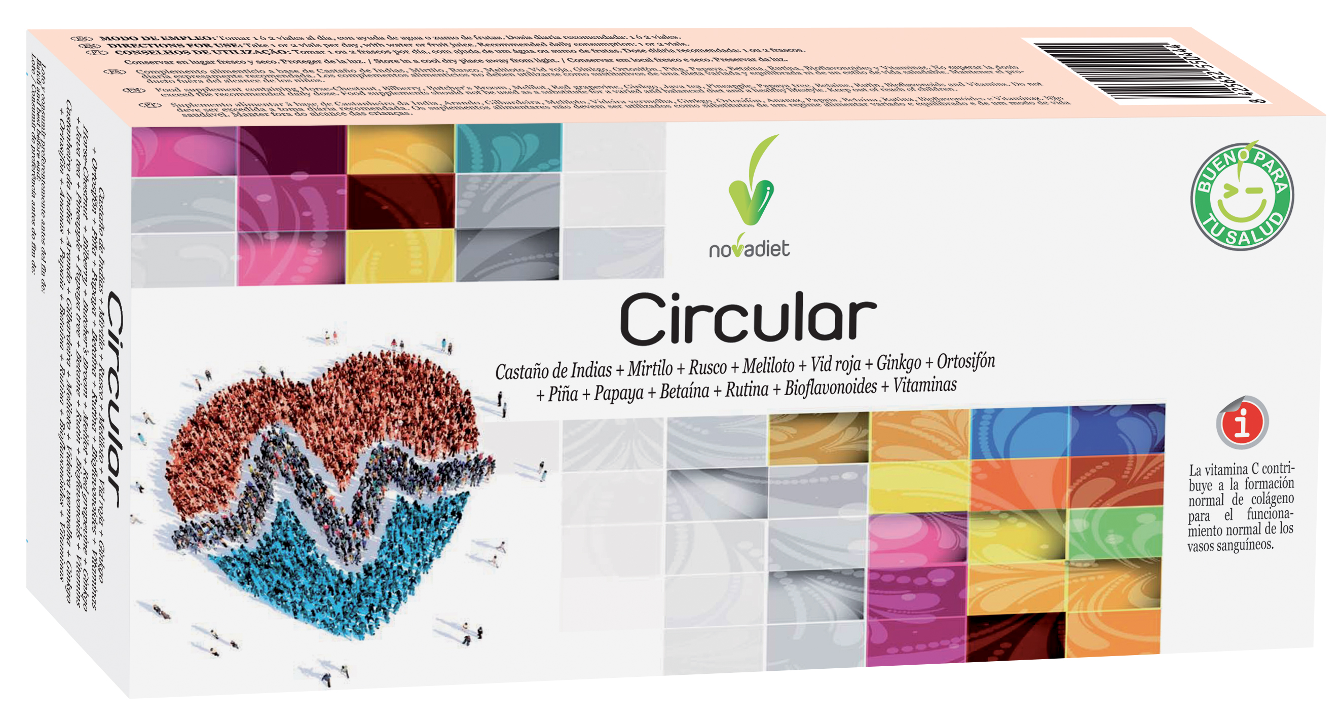 Imagen del producto Circular de Laboratorios Novadiet ( NOVACIRCCIRC ) Imagen del producto Circular de Laboratorios Novadiet ( NOVACIRCCIRC )