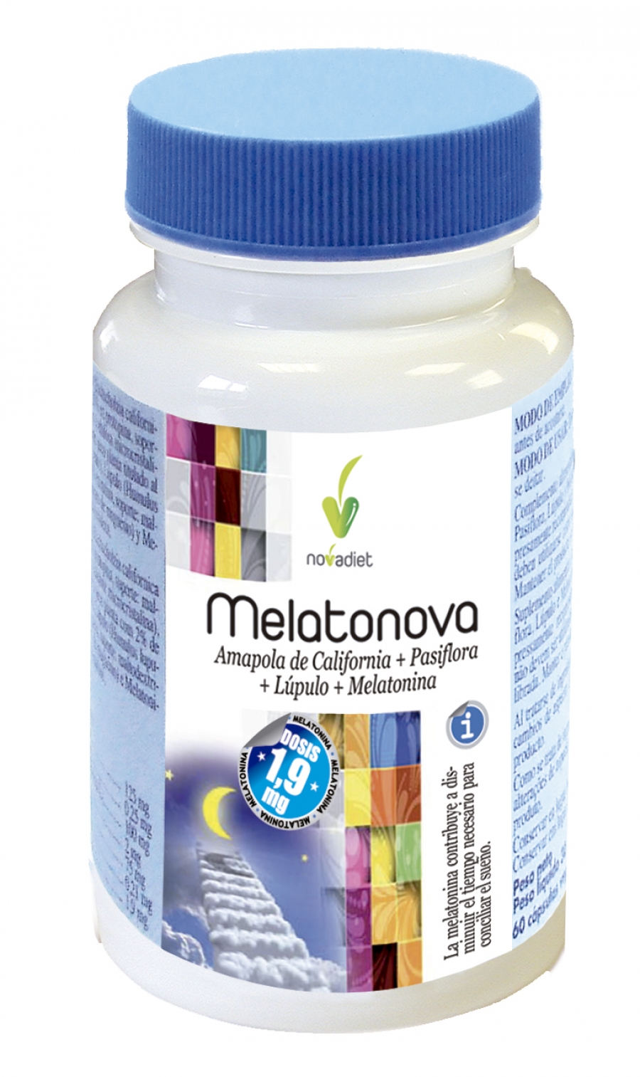 Imagen del producto Melatonova de Laboratorios Novadiet ( NOVASISTMELA ) Imagen del producto Melatonova de Laboratorios Novadiet ( NOVASISTMELA )