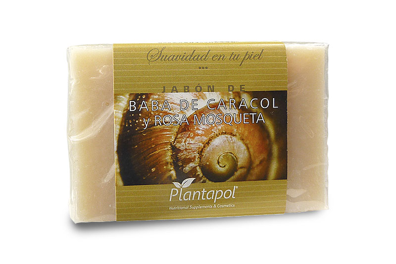 Imagen del producto Jabon de Baba de Caracol y Rosa Mosqueta de Laboratorios Plantapol ( PLANCOSMJABO )